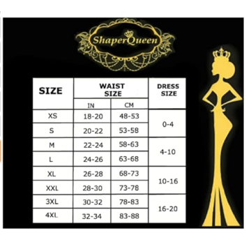 ShaperQueen102C Women's High-Waisted Shapewear for All Occasions