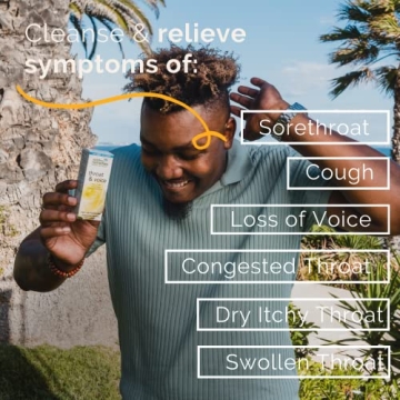 Natural Throat Relief Spray for Singers and Speakers 100% Homeopathic