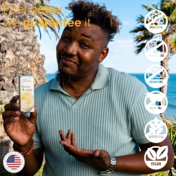 Natural Throat Relief Spray for Singers and Speakers 100% Homeopathic