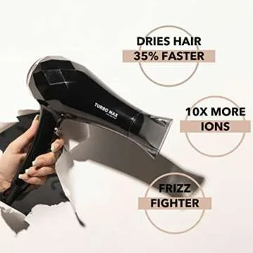 InStyler Turbo Max Ionic Dryer for Healthy Hair