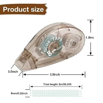 Double Sided Tape Roller for Scrapbooking and Crafts
