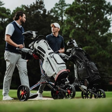 Bag Boy Nitron 3 Wheel Golf Push Cart with Auto-Open Tech