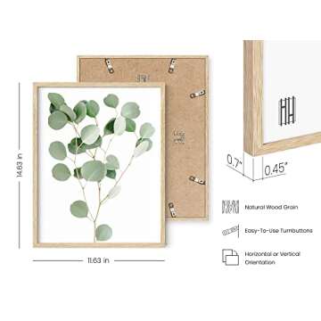 Botanical Plant Wall Art Set of 4 Prints for Home