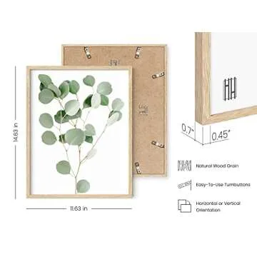 Botanical Plant Wall Art Set of 4 Prints for Home