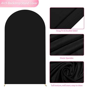 Wokceer Spandex Wedding Arch Cover for Stunning Backdrops