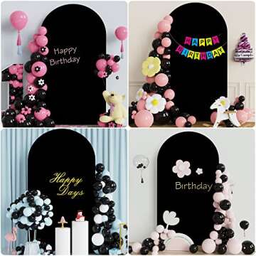 Wokceer Spandex Wedding Arch Cover for Stunning Backdrops