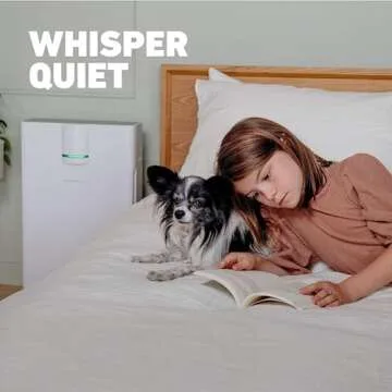 HATHASPACE HEPA Air Purifier - HEPA Air Purifiers for Home, Cleaner & Filter for Allergies, Smoke, Pets - Eliminator of 99.9% of Dust, Pet Hair, Odors - HSP002-1500 Sq. Ft.