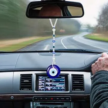 Evil Eye Car Hanging Ornament for Protection & Decor