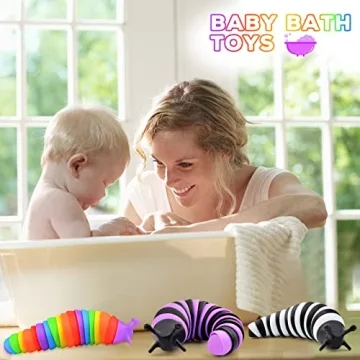 Cevioce Fidget Slug Toy Sensory Stress Relief for All Ages