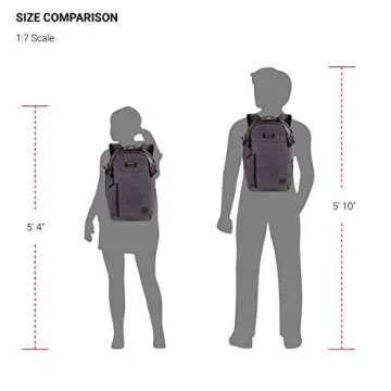 SwissGear Hybrid Travel Laptop Backpack, Heather Grey, 18-Inch