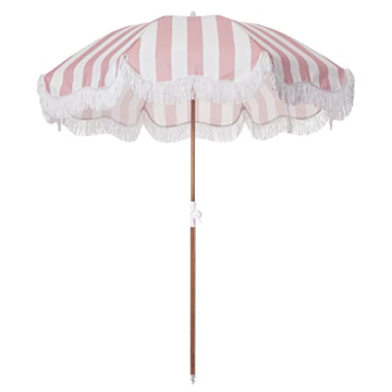 Business & Pleasure Co. Holiday Umbrella with Fringe