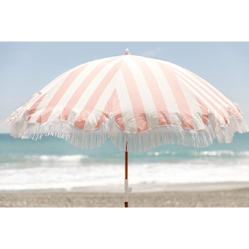 Business & Pleasure Co. Holiday Umbrella with Fringe