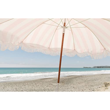 Business & Pleasure Co. Holiday Umbrella with Fringe