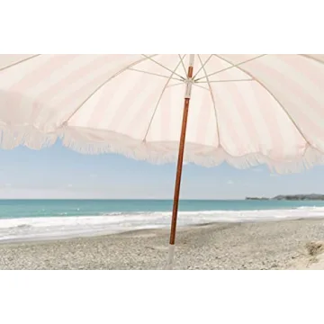 Business & Pleasure Co. Holiday Umbrella with Fringe