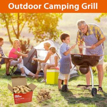 E500 Natural Fire Starters - Eco-Friendly 60 Pack