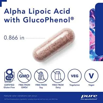 Pure Encapsulations Alpha Lipoic Acid Supplement - 120 Capsules