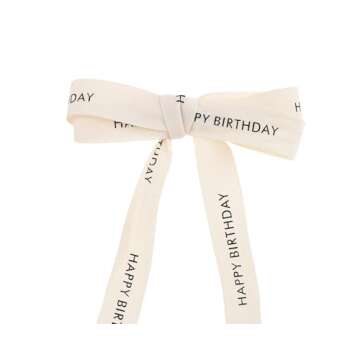 Natural Cotton Herringbone Ribbon for Crafts & Events