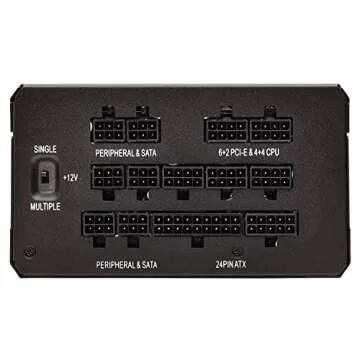 80 PLUS Gold Corsair 850W Modular Power Supply for Gamers