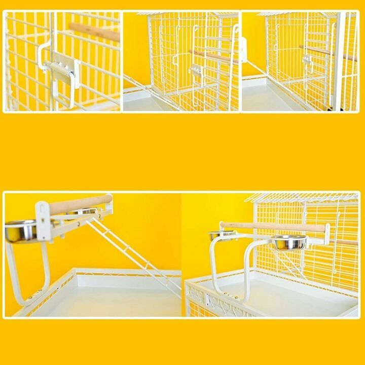 Large Interactive Villa Bird Cage for Cockatoos & Parakeets