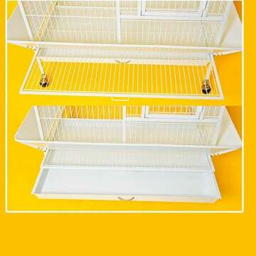 Large Interactive Villa Bird Cage for Cockatoos & Parakeets