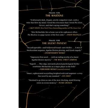 The Maidens: A Psychological Thriller Masterpiece by Alex Michaelides