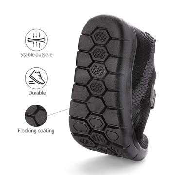 DREAM PAIRS Boys Girls Shoes Kids Tennis EZ-Ons MagicZips Athletic Running Walking Sneakers