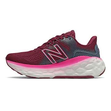 New Balance Fresh Foam More v3 Garnet/Pink Glo 8 D - Wide