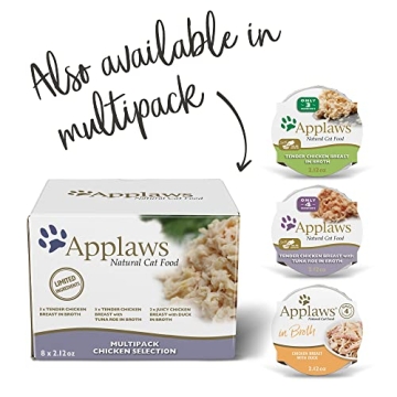 Applaws Natural Wet Cat Food for Cats, Chicken & Duck