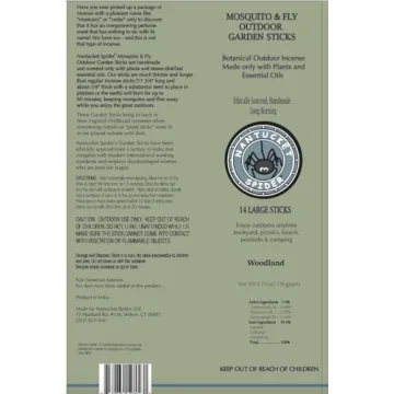 Nantucket Spider Mosquito Repellent Sticks Natural Essential Oil