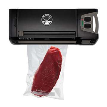 FoodSaver Vacuum Sealer GM710-000 GameSaver Big Game Sealing System, reg, Black