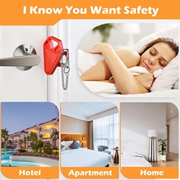 Portable Travel Door Lock for Ultimate Hotel and Apartment Safety