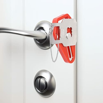 Portable Travel Door Lock for Ultimate Hotel and Apartment Safety