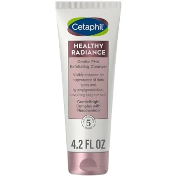 Cetaphil Healthy Radiance Gentle Exfoliating Cleanser - 4.2 oz, Target Dark Spots, Sensitive Skin So...