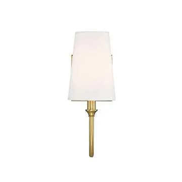 Savoy House 9-2542-1-322 Cameron Warm Brass 1 Light Sconce (5" W x 13" H)