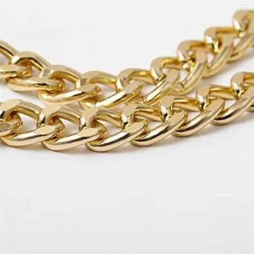Kelistom Gold Plated Cuban Link Anklet Set - Chic & Durable