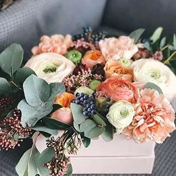 Hagao Fake Blueberry Artificial Fruits - 20 PCS Decorative Blue