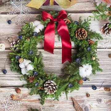 Hagao Fake Blueberry Artificial Fruits - 20 PCS Decorative Blue