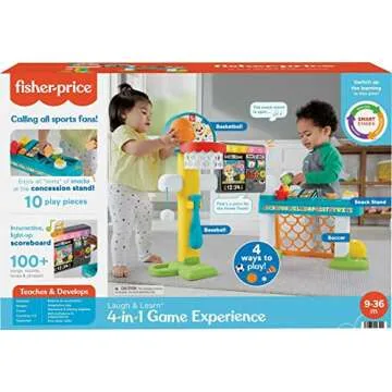 Fisher-Price Toddler Learning 4-in-1 Sports Activity Center