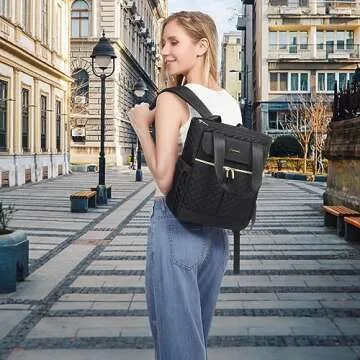 LOVEVOOK Backpack Purse for Women, Convertible Small Backpack Tote for Woman, Mini College Daypack for Work, Daily, Travel, 2pcs set