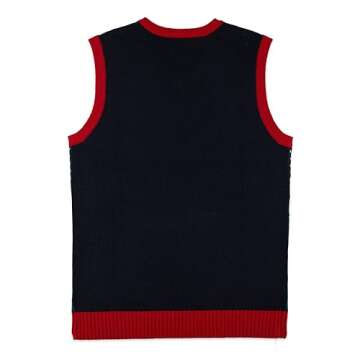 The Ugly Sweater Co. Christmas Sweater Vest - Tacky Holiday Designs to Stand Out - Snug Fit, Breatha...