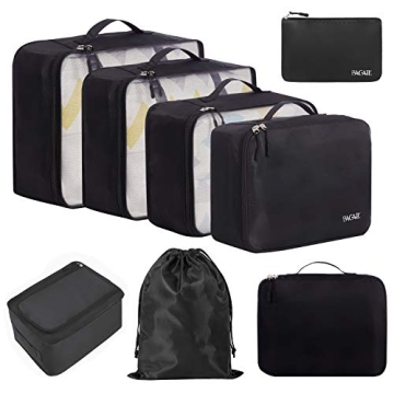 BAGAIL 8 Set Packing Cubes for Organized Travel