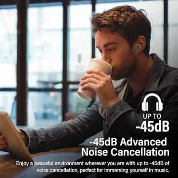 Adaptive Hybrid Active Noise Canceling Wireless Earbuds