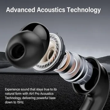 Adaptive Hybrid Active Noise Canceling Wireless Earbuds