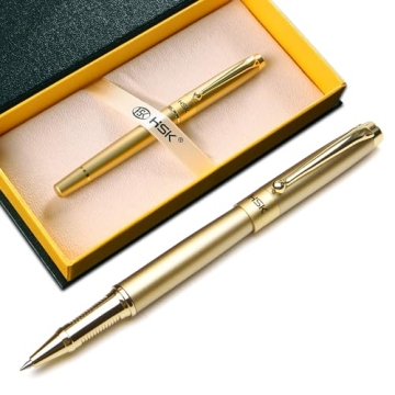 HSK Luxury Ballpoint Pen Set - Classy Black Gift Box for Men & Women