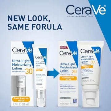 CeraVe Ultra-Light Moisturizing Lotion SPF 30 for Daily Protection