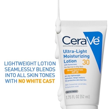 CeraVe Ultra-Light Moisturizing Lotion SPF 30 for Daily Protection