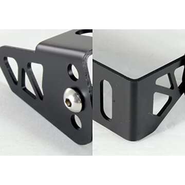 HYPERSPEED Adjustable License Plate Frame for All Vehicles