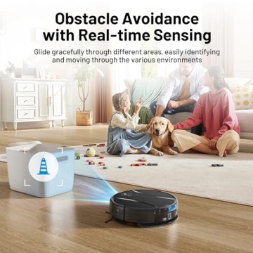 Tipdiy G90 Robot Vacuum & Mop with Powerful Suction
