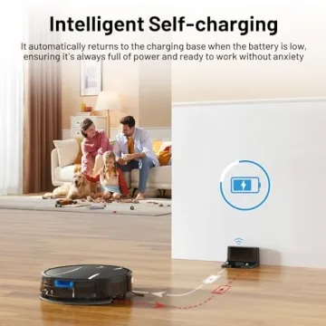 Tipdiy G90 Robot Vacuum & Mop with Powerful Suction
