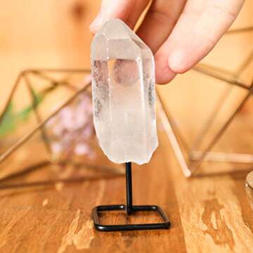 Clear Quartz Crystal Point - Healing Decor by Beverly Oaks